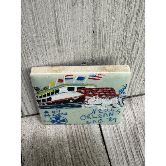 Vintage New Orleans Seg Fridge Magnet Souvenir Gift Home Kitchen Decoration - Picture 2 of 7